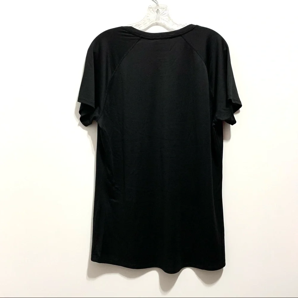 🆕 The North Face Women’s V-Neck Tee, Black, Large - Picture 7 of 9